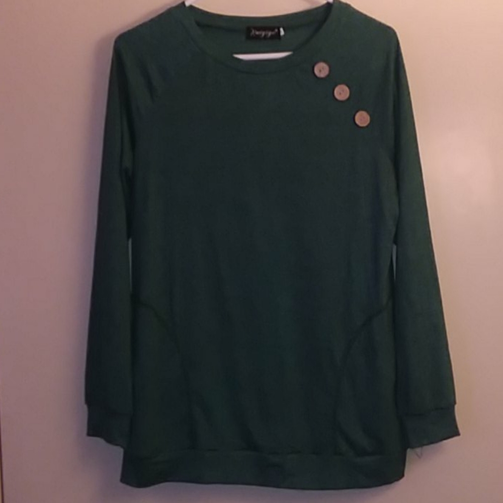 Teal Ruiyige long sleeve (with pockets)